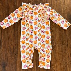 Chickpea Pumpkin Flutter Romper